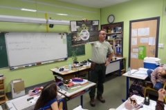 Intervention pédagogique de Jean-Noël CABASSY de Forestiers du Monde® en classe de Mirebeau sur Beze le 19 septembre 2022.