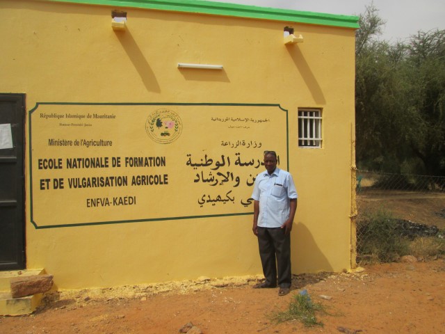 Sensibilisation d'étudiants mauritaniens. protection de la cigogne noire. Hivernange 2017-2018