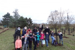 Afforestation pédagogique biodiverse de Quétigny. Année scolaire 2021-2022.