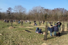 Afforestation pédagogique biodiverse de Neuilly-Crimolois année scolaire 2022-2023