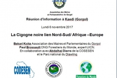 Mission cigogne noire: hivernage 2017-2018 Paul BROSSAULT